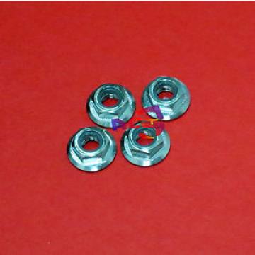 4 pcs Titanium / Ti M6 x 1.0 Pitch Flange Lock Nut