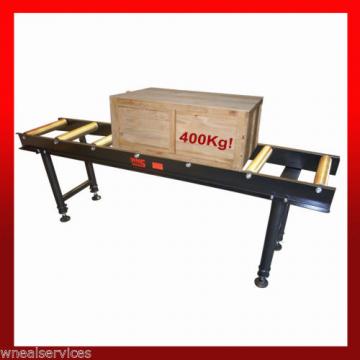 WNS Roller Table 2000mm x 450mm 400Kg 7 Rollers Saw Support Adjustable Height