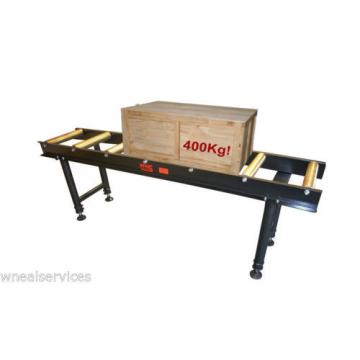 WNS Roller Table 2000mm x 450mm 400Kg 7 Rollers Saw Support Adjustable Height