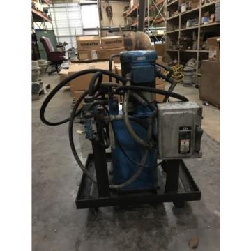 VICKERS POWER SYSTEM, MOD# TK5VV15FMNGF30F1B2069, BALDOR MOTOR, 2 HP,USED Pump