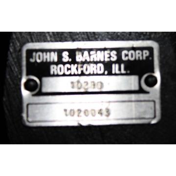 Barnes Corp Rotary Hydraulic Flow Divider #1020043 &amp; Hydraforce 6351012 Solenoid Pump