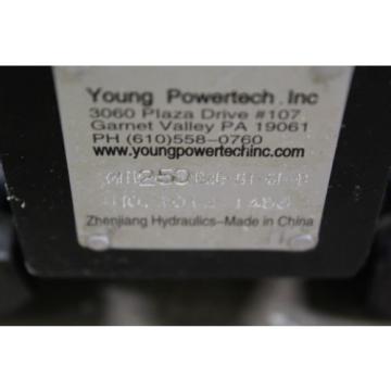 REBUILT YOUNG POWERTECH YMTE250B2EG1SFB HYDRAULIC 11/4&#034; SHAFT DIA.  Pump