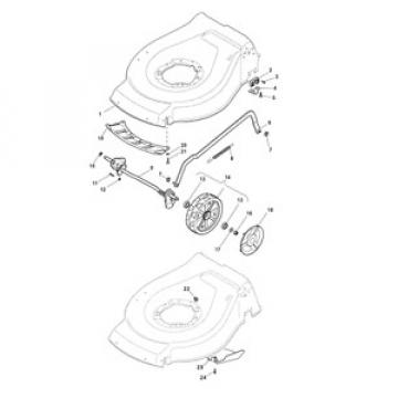 Mountfield S421R HP Petrol Roller Lawnmower Cutting Deck Parts 2014-2016