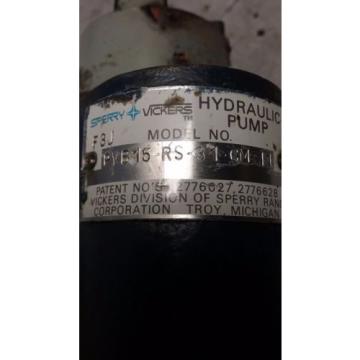 VICKERS HYDRAULIC AXIAL PISTON PVB15RS31CM11_PVB15RS31CM11 Pump