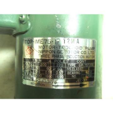 Q13 NEW NIPPON TOP1ME75112MA MOTOR Pump