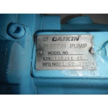 Daiken V38C13RJAX80 Hydraulic Piston pump Pump