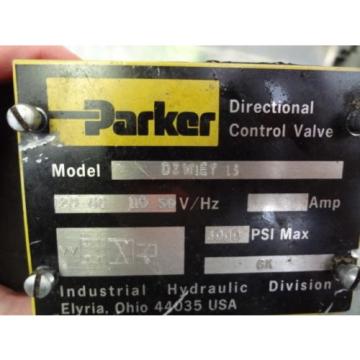 Parker Directional Control Valve D3W1EY 13 Pump