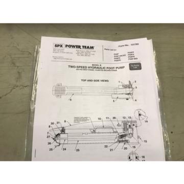 SPX HYDRAULIC FOOT P59F Pump