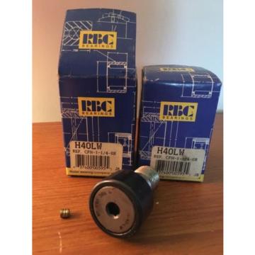 NIB RBC PRECISION BEARINGS H40LW CAM FOLLOWER