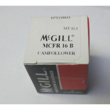 McGill MCFR16B cam follower bearing 16mm dia M6x1 thread