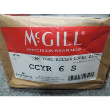 NEW McGill CCYR-6-S Cam Yoke Roller Lubri-Disc Follower Bearing