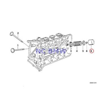 4 X BMW Genuine Motorcycle Timing Gear Cam Follower 2.70MM 89V1 89V2 89V3 K41