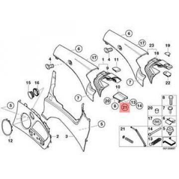 Genuine BMW E46 Trim Panel Rear Cam Follower O/S Repair Kit OEM 51437147720