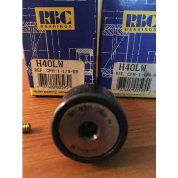 NIB RBC PRECISION BEARINGS H40LW CAM FOLLOWER