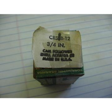 CRSLB12 Torrington Cam Follower 3/4&#034;ROLLER DIA.1/2&#039;ROLLER WIDTH,7/8&#034; LONG STUD