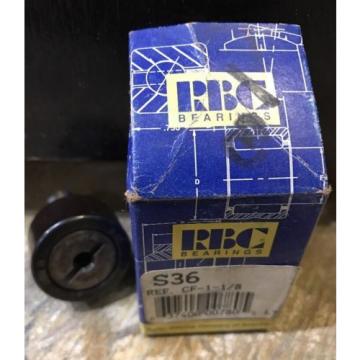 S36 RBC Bearings S-36 CF-1-1/8 Cam Follower