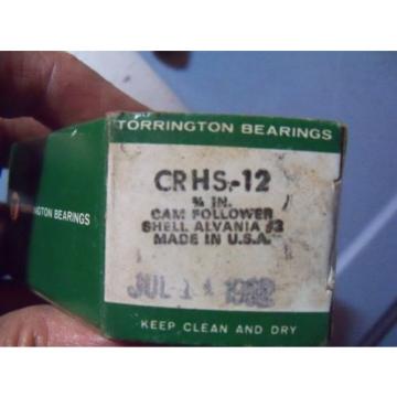 Torrington Stud Cam Follower Bearing CRHS-12 3/4&#034;