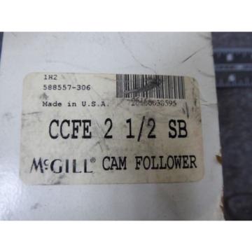 New McGill Cam Follower P/N CCFE 2 1/2 SB