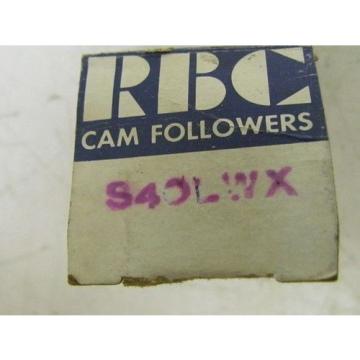 RBC s-40-LWX Cam-Centric Cam Follower Bearing NIB