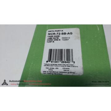 SMITH BEARING MCR-72-SB-AG CAM FOLLOWER BEARING, NEW #131657