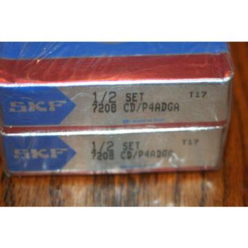 SKF 7208 CD/P4ADGA Super Precision Angular Contact Bearings   NEW