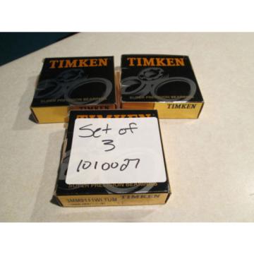 Timken Fafnir 3MM9111WI TUM Super Precision Angular Contact BEARING Set