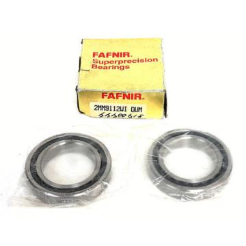 NIB FAFNIR 2MM9112WI-DUM SUPER PRECISION BALL BEARING DUPLEX PAIR 2MM9112WIDUM