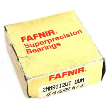 NIB FAFNIR 2MM9112WI-DUM SUPER PRECISION BALL BEARING DUPLEX PAIR 2MM9112WIDUM