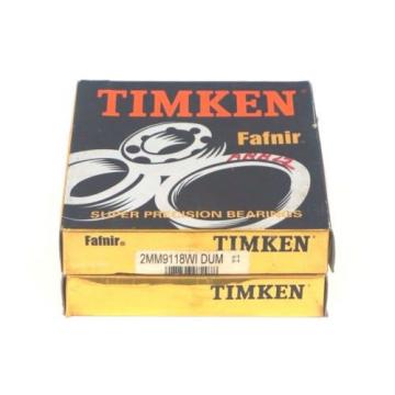 NEW TIMKEN 2MM9118WIDUM SUPER PRECISION BEARING PAIR