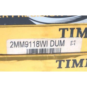 NEW TIMKEN 2MM9118WIDUM SUPER PRECISION BEARING PAIR