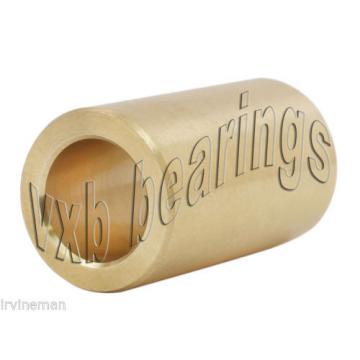 3/8&#034;x 9/16&#034;x 1 1/4&#034; Inch Brass/Bronze Cast Bushing Plain Sleeve Bearing 0.375&#034;ID