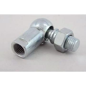 CS8 8mm L-Shape Heim Ball Joint Rod End Plain Bearing Female/Male Chrome Finish