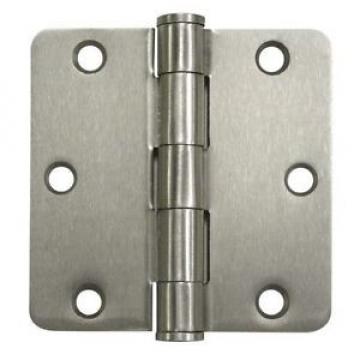 Deltana S35R4HD Satin Nickel 3.5&#034; x 3.5&#034; Plain Bearing 1/4&#034; Radius Corners