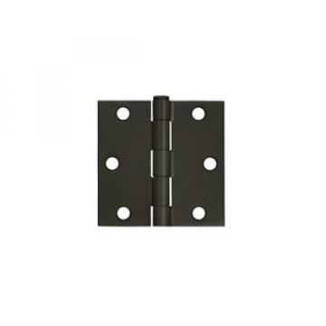 Deltana S33-R Oil Rubbed Bronze 3&#034; x 3&#034; Square Corner Plain Bearing Mortise