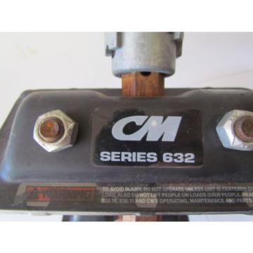 CMCO - 632 SERIES PLAIN BALL BEARING PUSH TROLLEY - 1 TON CAPACITY