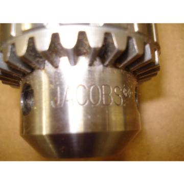 JACOBS Keyed Drill Chuck .500&#034; Medium Duty Plain Bearing Steel %44C%