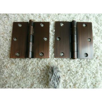 1VZW8 Battalion Steel Door Hinge,Full Mortise, Plain Bearing 3.5&#034;X3.5 3 Pair 6pc