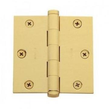 Baldwin 1035.I Plain Bearing Mortise Hinge Door Hinge 3 1/2 x 3 1/2 ;Non-Lacquer