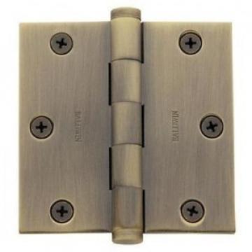 Baldwin 1035.I Plain Bearing Mortise Hinge Door Hinge 3 1/2 x 3 1/2 ;Satin Brass