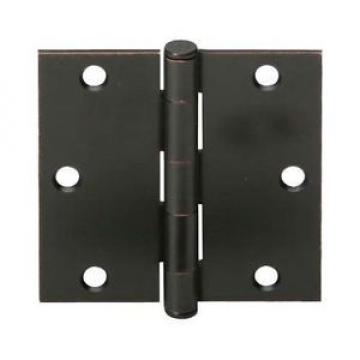 Schlage 1010 3.5&#034; x 3.5&#034; Square Corner Plain Bearing Mortise Hinge - Pack of Thr