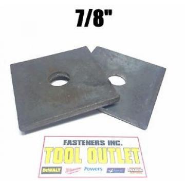 (Qty 10) 7/8&#034; x 3&#034; x .31 (5/16&#034;) Square Bearing Plate Washer Plain Finish