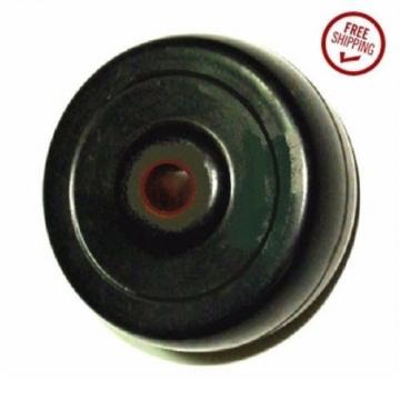 Hard Rubber Wheel with 5/16&#034; ID Plain Bore Bearing 2&#034; Diameter x 7/8&#034; Wide Wheel