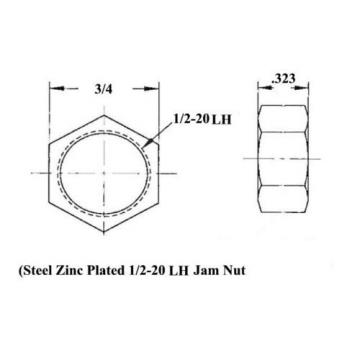 CHROMOLY 4 LINK 1/2 x 1/2-20 ROD END KIT WITH BUNGS .065 HEIM JOINTS