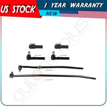 6 PCS Front Suspension Kit Tie Rod End for 1998-1999 DODGE RAM 1500 PICKUP 4WD