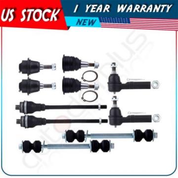 10 Suspension Ball Joint Tie Rod Ends for 2001-2010 Chevrolet Silverado 2500 HD