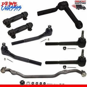 8 PC Kit Center Link Tie Rod End Idler Arm Chevrolet Camaro Nova 75-81 Sleeves