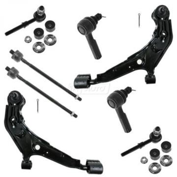 Control Arms Tie Rod Ends Sway Bar Ends Front Kit Set for Nissan Maxima I30