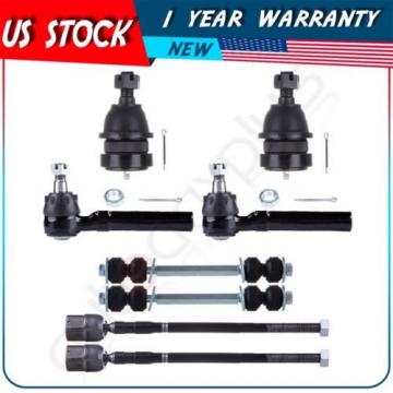 8 New Suspension Ball Joint Tie Rod Ends Parts for 1994-2004 Ford Mustang