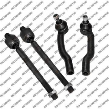 New Front 2 Inner 2 Outer Tie Rod Ends Steering Kit For Suzuki Grand Vitara