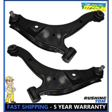 00-05 Dodge Neon 6 Pc Kit Front Lower Control Arms Inner &amp; Outer Tie Rod Ends